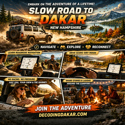 Slow Road to Dakar - New Hampshire